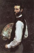 Frederic Bazille Self-Portrait with Palette France oil painting artist